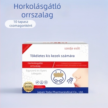 Orrtapasz horkolás ellen növényi illattal — univerzális felhasználás minden bőrtípushoz, normál specifikációk