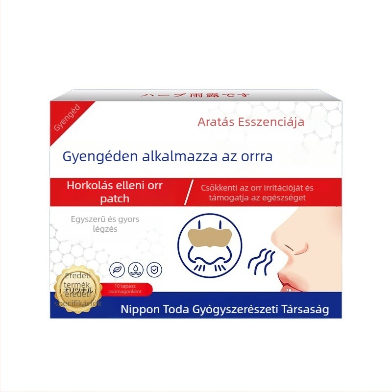 Orrtapasz horkolás ellen növényi illattal — univerzális felhasználás minden bőrtípushoz, normál specifikációk