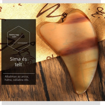 Gua Sha tábla szarvból arcmaszázshoz és nyakformázáshoz – 200 db dobozban
