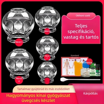 Morning Industry üvegből készült cupping készlet otthoni használatra – hagyományos kínai gyógyászat eszköze