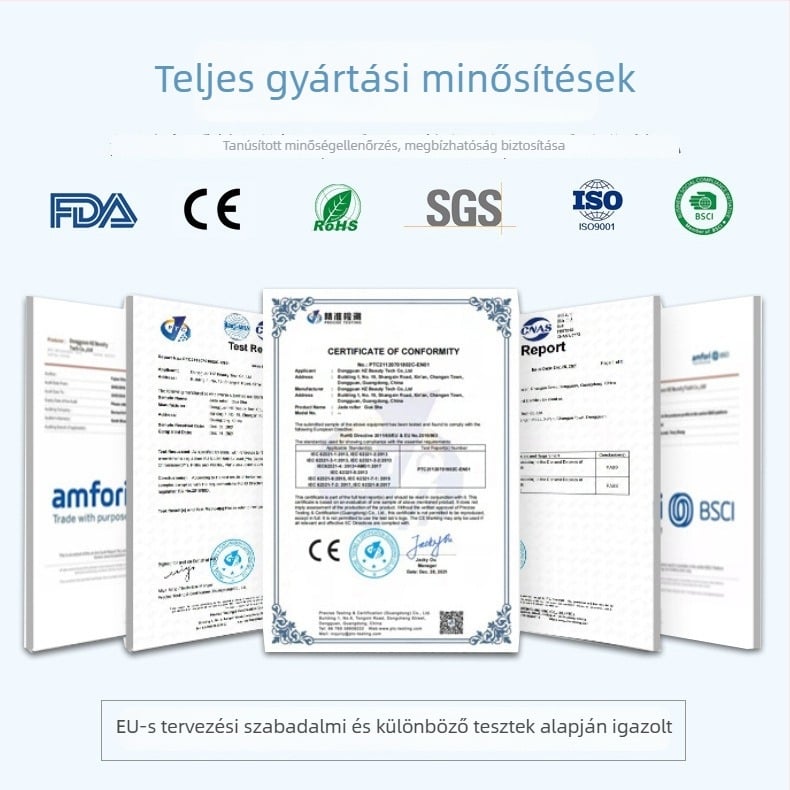 Rozsdamentes acél jég hullámgömb és jégkanál - szépségápolási eszköz, masszázs stílus, elektromosság nélkül, szem masszázs, 304 rozsdamentes acél