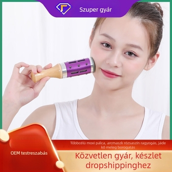 Arching ancient ai Moxibúció arcra készülék aventurin kővel, hordozható, 4–6 lyuk, doboz tartozik