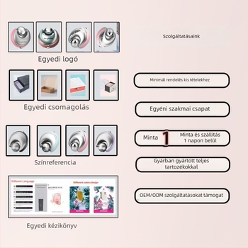Rozsdamentes acélból készült görgős masszírozó hideg kompresszióhoz bőrápoláshoz, 1 sebesség, otthoni használatra
