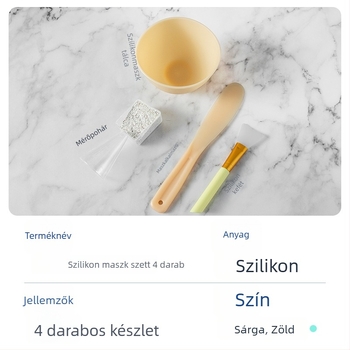Nilia maszk tál és ecset szilikon kanállal – 200 g