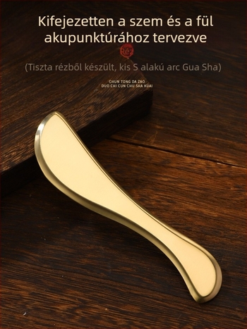 Gua Sha arcmasszázs tábla, szemkörnyék masszázs a sötét karikákért, meridián terápia, 90 g, 25 db/doboz