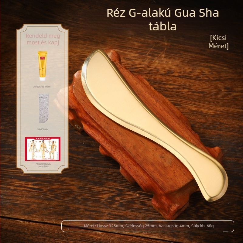 Gua Sha arcmasszázs tábla, szemkörnyék masszázs a sötét karikákért, meridián terápia, 90 g, 25 db/doboz