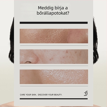 Oxigénbuborékos maszk – krém-gél textúra, kis oxigénbuborékok, zsírszabályozás, 3 éves lejárati idő