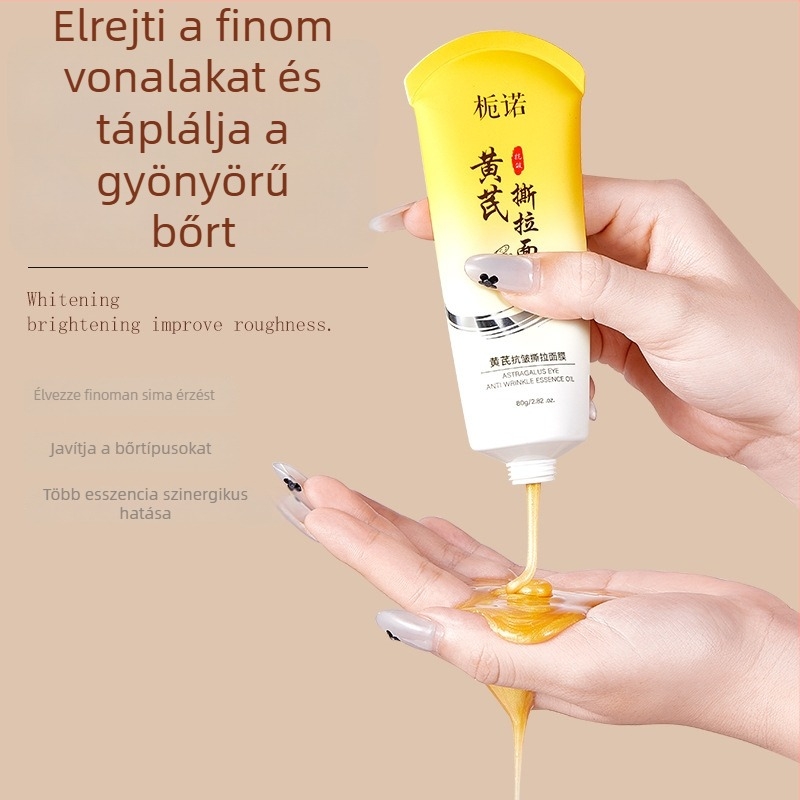 Peel-off maszk Gardenia és Astragalus - anti aging, pórusok összehúzása, bőrtónus világosítása és hidratálás