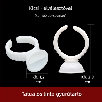 Tatu pigment pohár, pigment tál, szempilla ragasztó tálca – univerzális használat