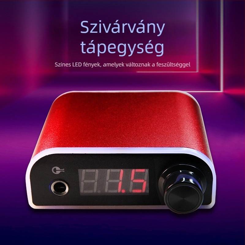 Tatuáláshoz való tápegység – kiváló minőségű, Rainbow tattoo power supply modell, Yin Color márka, 1 csomag, Guangzhou származású, nem importált.