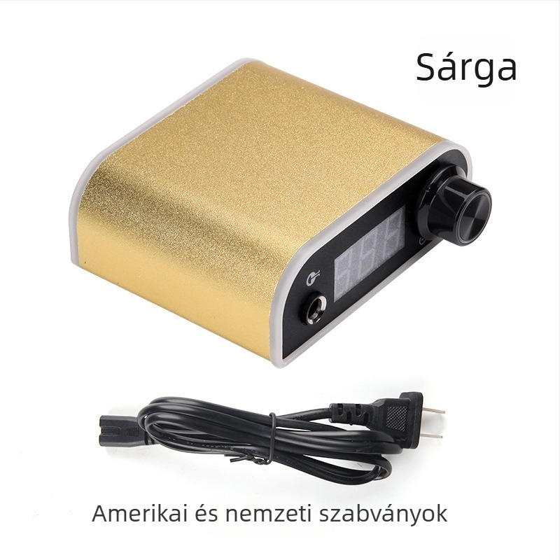 Tatuáláshoz való tápegység – kiváló minőségű, Rainbow tattoo power supply modell, Yin Color márka, 1 csomag, Guangzhou származású, nem importált.