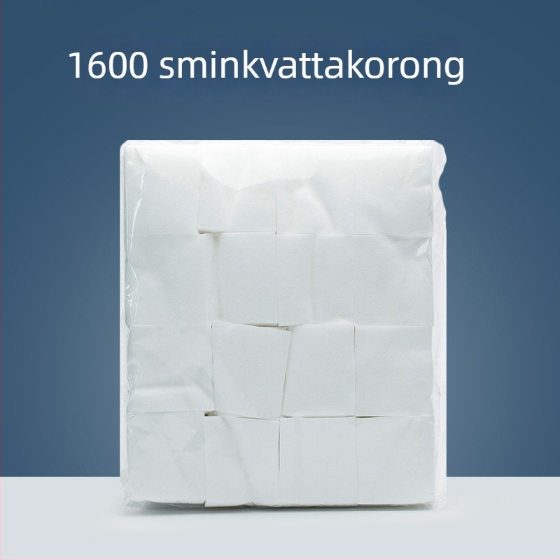 Eladóható, 100% pamut sminklemosó párnák zsírtalanításhoz és smink eltávolításához, kifejezetten fél-permanens tetoválás számára, 1600 db, származás Guangzhou