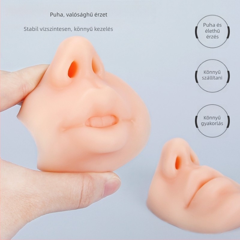 Szilikon 5D száj- és ormodul edzőmodell kezdőknek, gyakorló bőr a száj tetoválásához, 3D élethű ajakmodell