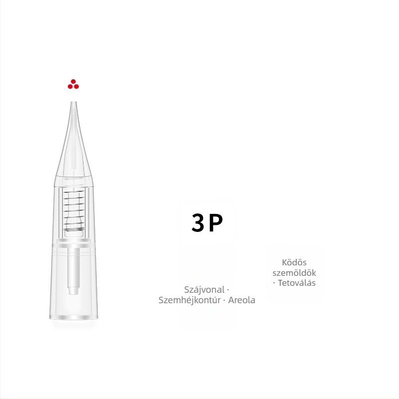 Tetováló tű mikroblading géphez, univerzális kompatibilitás, nettó tömeg 20 g, 100 darab csomagban, licencelhető magáncímke