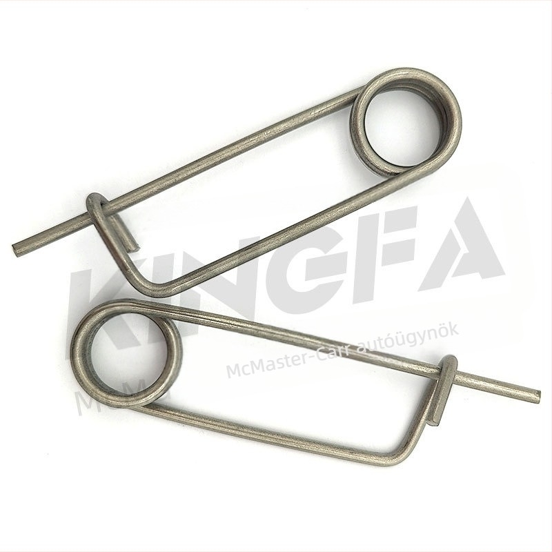 Split pin, rozsdamentes acél, McMaster-Carr, alkatrész 90026A107, GB879-86 szabvány