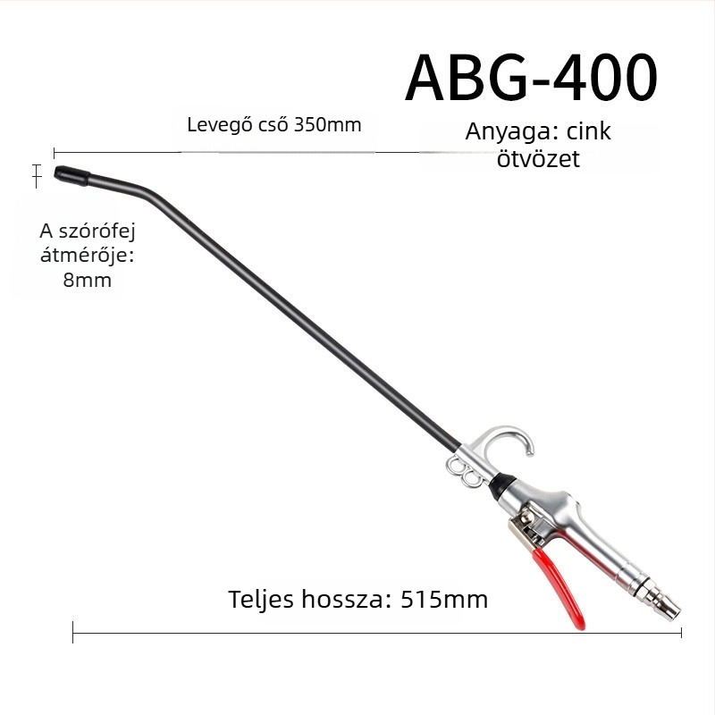 Sanyu AR-10 pneumatikus porfújó pisztoly, magas nyomású por eltávolítás, műanyag-acél dugattyú, 0,15 kg