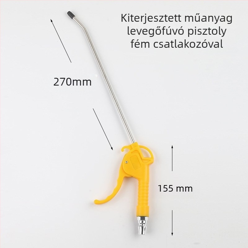 Sanyu AR-10 pneumatikus porfújó pisztoly, magas nyomású por eltávolítás, műanyag-acél dugattyú, 0,15 kg