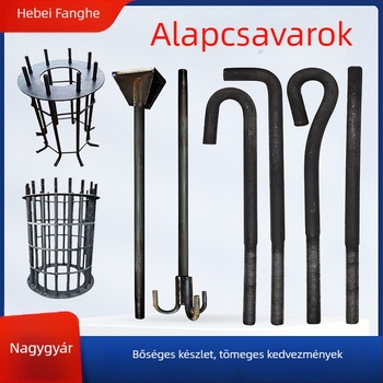 Acél szerkezetekhez kötőcsavarok – beépített alkatrészek, GB799, Q235 szénacél, felületkezelés: természetes szín