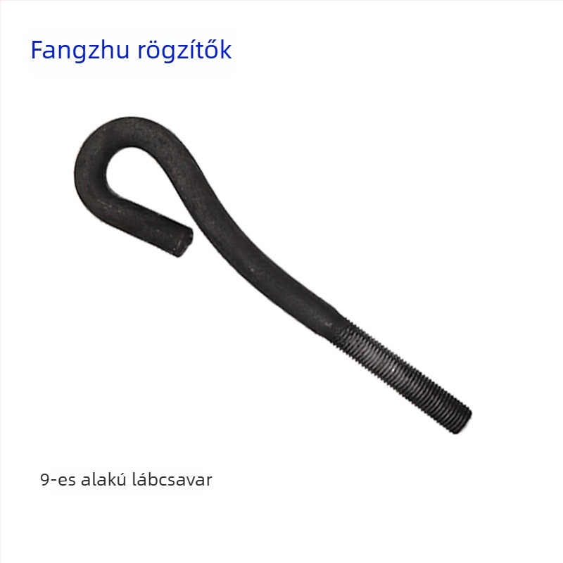 Acél szerkezetekhez kötőcsavarok – beépített alkatrészek, GB799, Q235 szénacél, felületkezelés: természetes szín