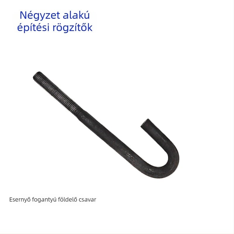 Acél szerkezetekhez kötőcsavarok – beépített alkatrészek, GB799, Q235 szénacél, felületkezelés: természetes szín
