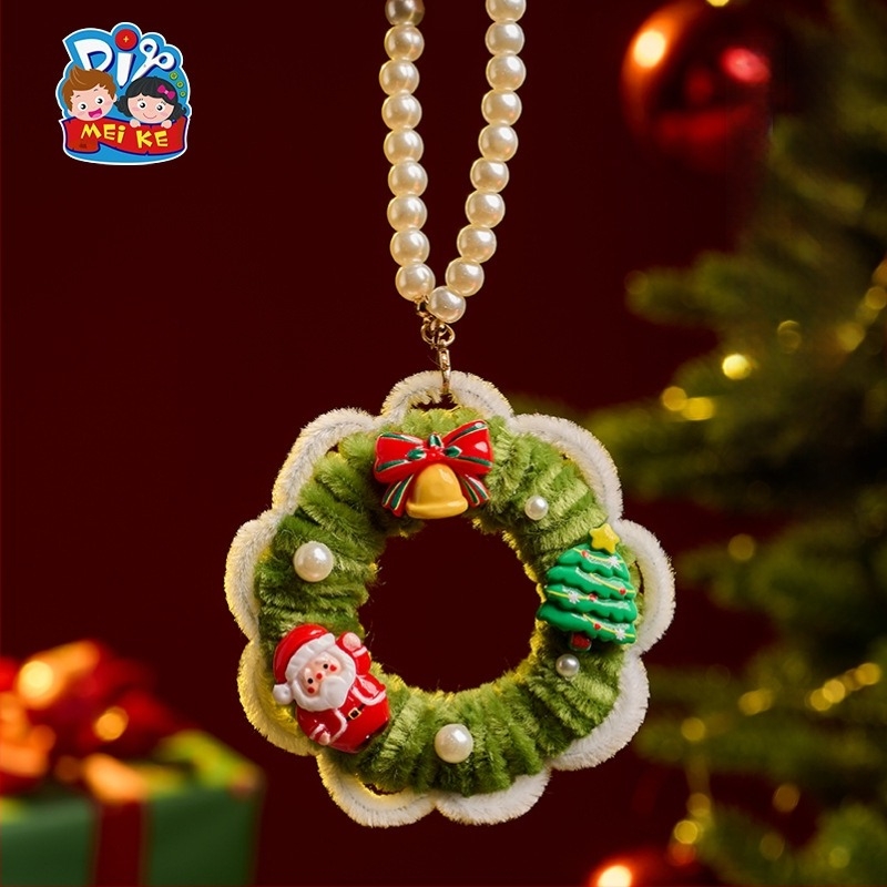 DIY Karácsonyi Koszorú Készlet — Márka MEI KE; Anyag: Twist stick; Stílus: Modern és Minimalista; Kézzel készített