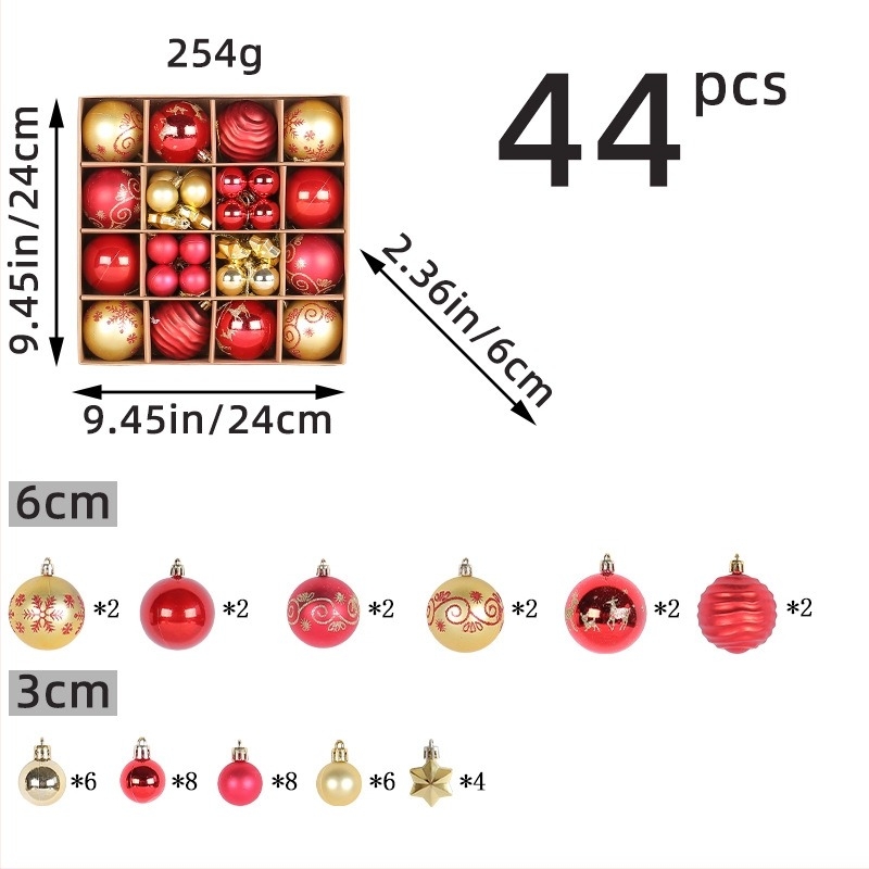 Karácsonyi gömbök készlet a fának – modern minimalist stílus; félautomata és félig kézi kivitelezés; anyag: Egyéb; üzleti ajándékokra
