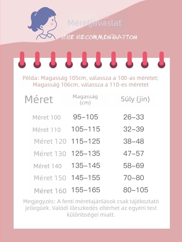Koreai stílusú gyerek farmernadrág, 65,3% pamut, középmagas derekú, 8+ éveseknek (140 cm felett)