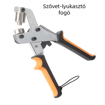 Szemlyuk-készítő fogó és kapocs készlet ponyvákhoz – lyukak 6/10 mm, 45# acél, 0,51 kg, Sky Tiger