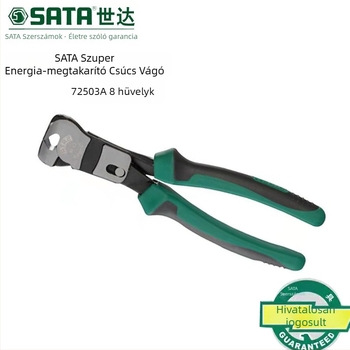 Felsővágó fogó, síkcsúcsú, Box-Joint, magas széntartalmú acél, modell 70616A, márka Sata/Shida, tömeg 1