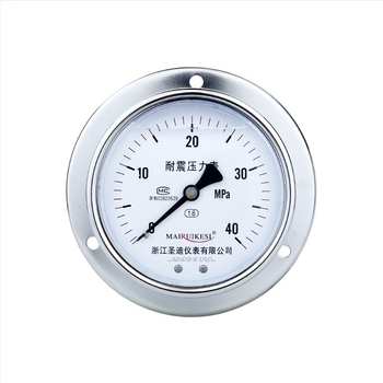 Ütésálló nyomásmérő YN100ZT, menet M20×1.5, tartomány -0,1–100, pontosság 1,6