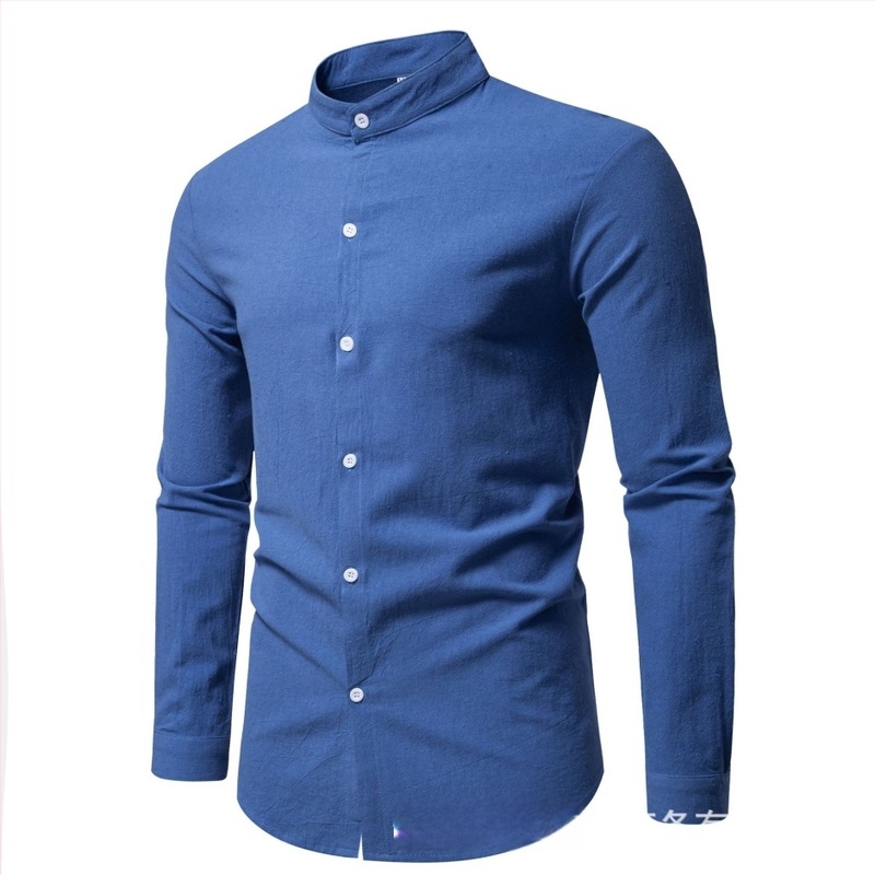 Ing – városi stílus, cardigan hatás, álló gallér, hosszú ujjú, karcsú szabás (Pure cotton, 96%+, Stand collar, Long sleeve, Slim fit)