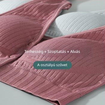 Plusz méretű kismama szoptatós melltartó, előre nyitható csattal, varrásmentes, nylon, szoptatás, posztpartum