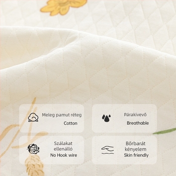 Kismama pizsama szett padding anyaggal, galléros, hosszú ujjú, nadrágos — szoptatásra és otthoni viseletre