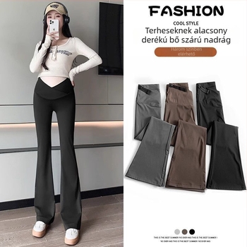 Anyasági skinny farmer fleece béléses, közepes vastagságú, anyag: lélegző pamut-poliészter keverék (<30%), melegen tart