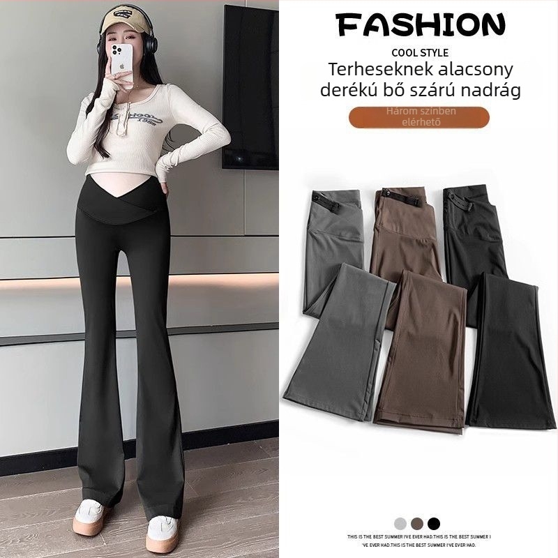 Anyasági skinny farmer fleece béléses, közepes vastagságú, anyag: lélegző pamut-poliészter keverék (<30%), melegen tart