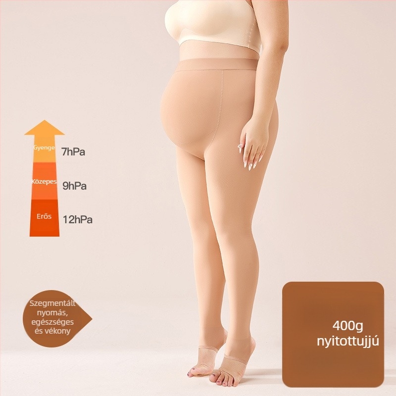 Kismama meleg, fleece-béléssel ellátott leggings őszi-téli szezonra, vast anyag, magas derék, szoros szabás, nagy rugalmasság