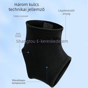 Upper Bokaszalag ízületi stabilizációhoz és rehabilitációhoz – spandex anyag, univerzális illeszkedés, boka védelem