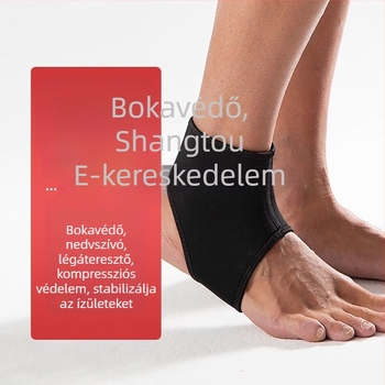 Upper Bokaszalag ízületi stabilizációhoz és rehabilitációhoz – spandex anyag, univerzális illeszkedés, boka védelem