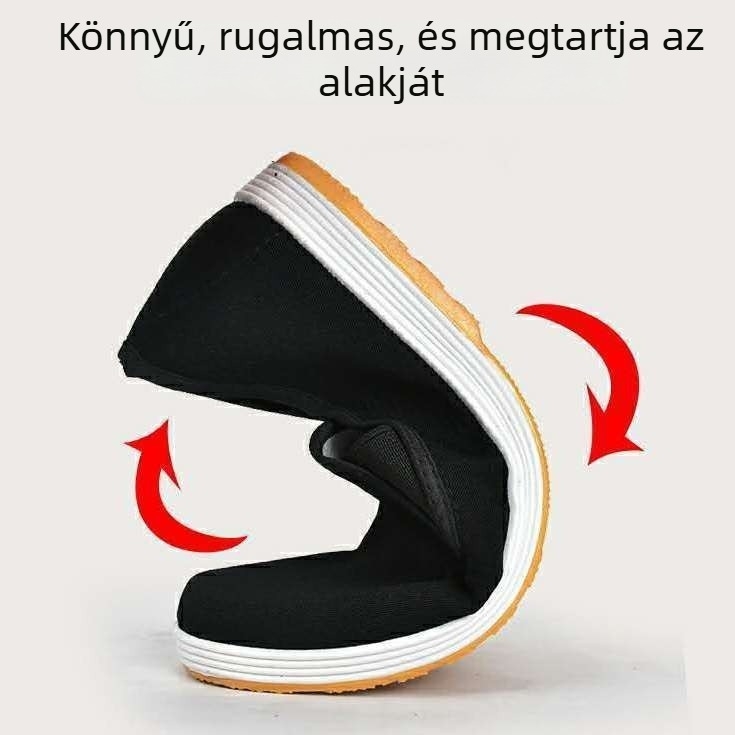 Uniszex textilcipő, pamut felsőrész, kompozit talp, légáteresztő