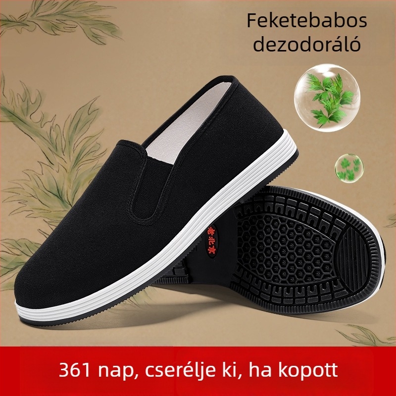 Textil lapos cipő nőknek, kerek orr, alacsony nyílás, PVC talp, textil bélés