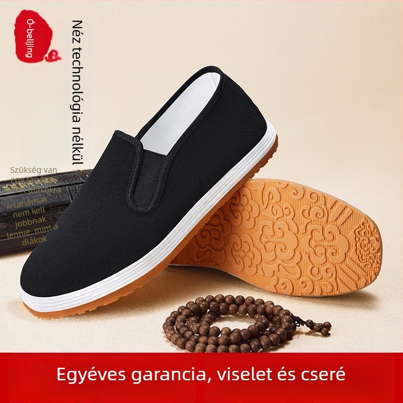 Textil lapos cipő nőknek, kerek orr, alacsony nyílás, PVC talp, textil bélés