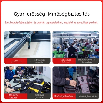 Double Dreamer Szerszámöv táska, Multifunkcionális deréktáska, Vízálló Oxford anyag, Megvastított kis villanyszerelő táska, Stílus ZC-YB-003