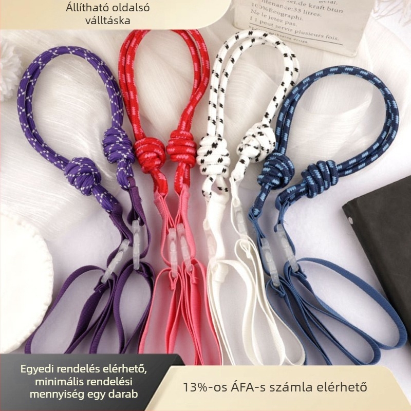 Crossbody táskákhoz való lanyard vállpánt - széles, univerzális, hímzett poliészter Dylan