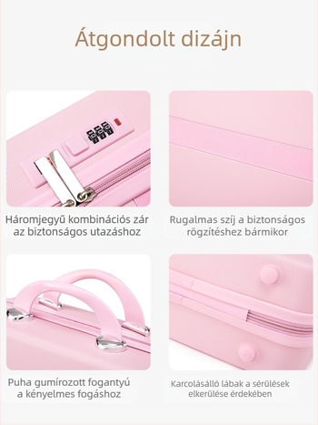 ABS anyagú koffert ultrakönnyű, vízálló, antibakteriális és lopás elleni védelemmel rekreációs utazásokhoz