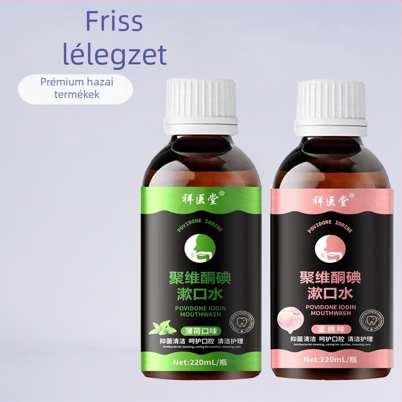 Povidon-jód szájöblítő | Xiang Yi Tang | gyümölcsös illat | normál specifikációk | testápolási készlet