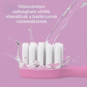 Kézi gyermek fogkefe puha sörtékkel (hat daros csomag; modell CKT25-9-1; Brush mibala; gyermekeknek)