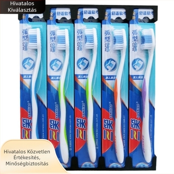 Felnőtt fogkefe, manuális, interdentalis tisztítás, hullámformájú ív, egyedi csomagolás