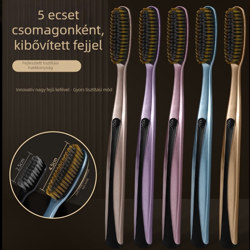 Healthy fogkefe lágy sörtékkel felnőtteknek, manuális, 5 darab