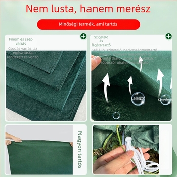 Kupola alakú növényfagyvédő takaró - műanyag téli védelem növények és gyümölcsfák számára