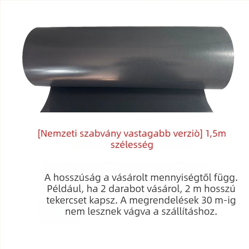 Tetőkertekhez való gyökérzáró lemez, műanyagból, megakadályozza a gyökér behatolását